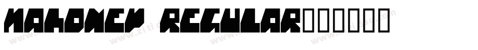 Mahoney Regular字体转换